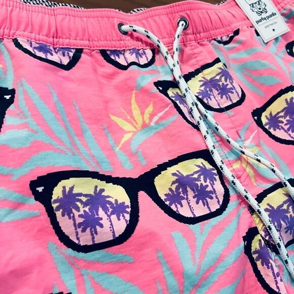 COPY - Party Pants Shady Shades swim trunks, size XL NWT - Picture 4 of 12